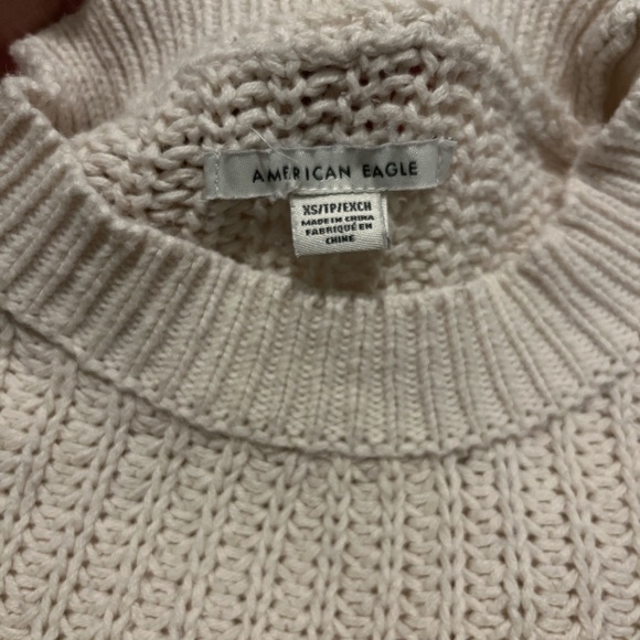 american eagle white womenswear sweater - Picture 2 of 4